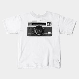 Vintage 1970s Film Camera Kids T-Shirt